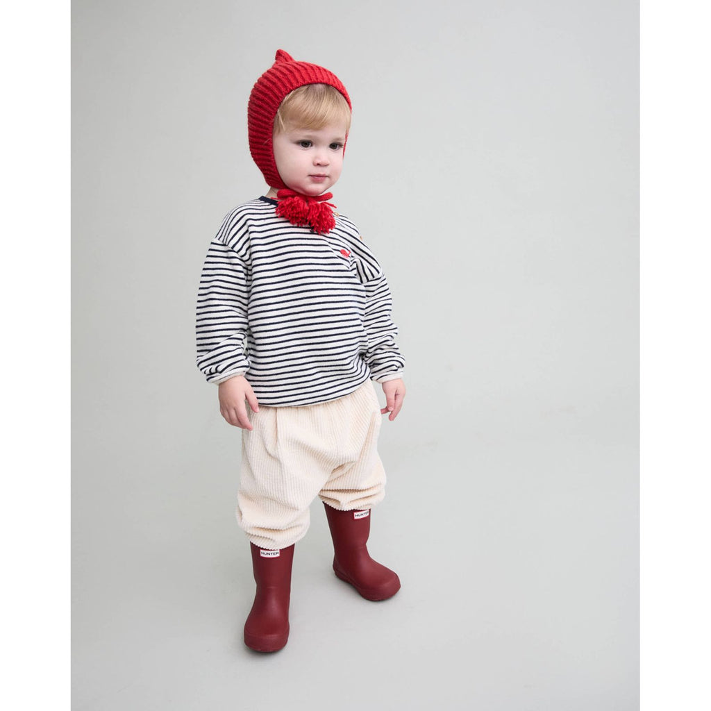 Pantalon en velours côtelé Écru bébé — BUHO