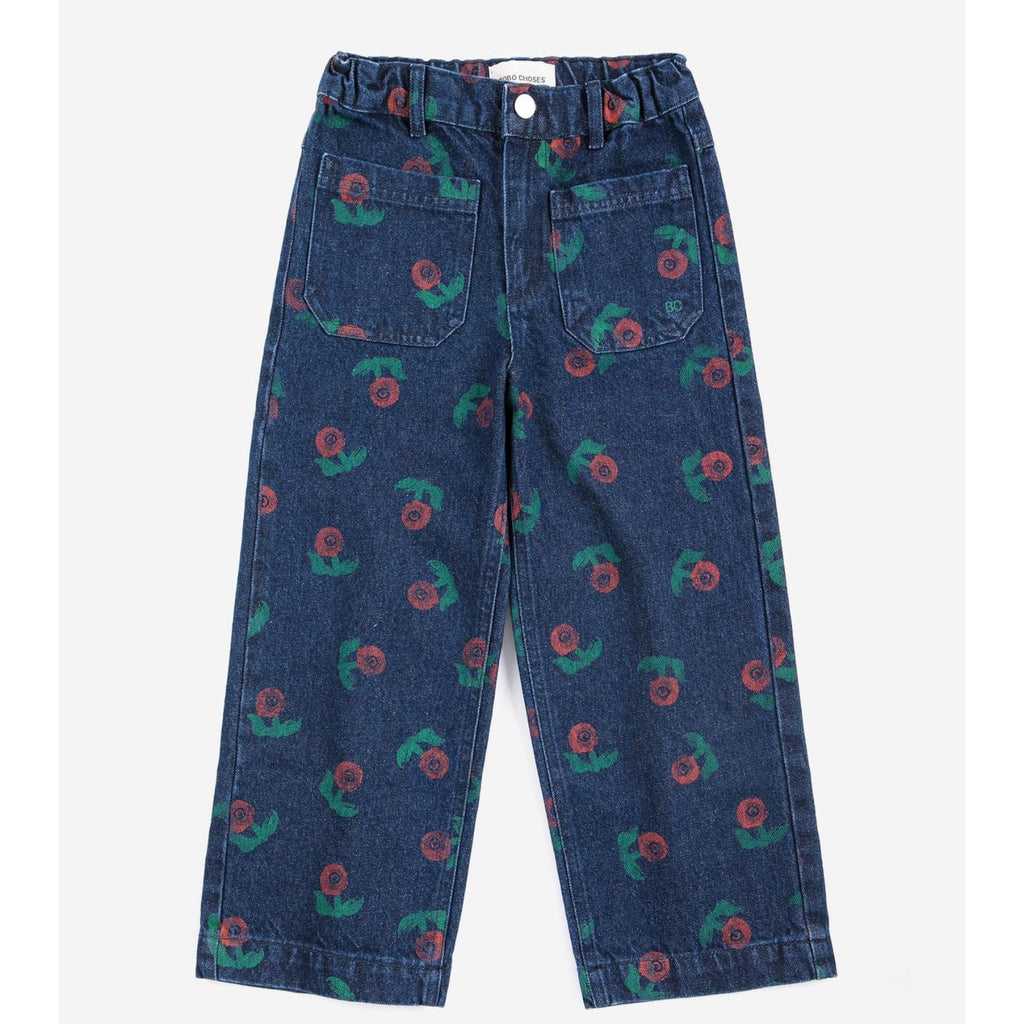 Pantalon Denim Stamp Bloom Bobo Choses pour enfant