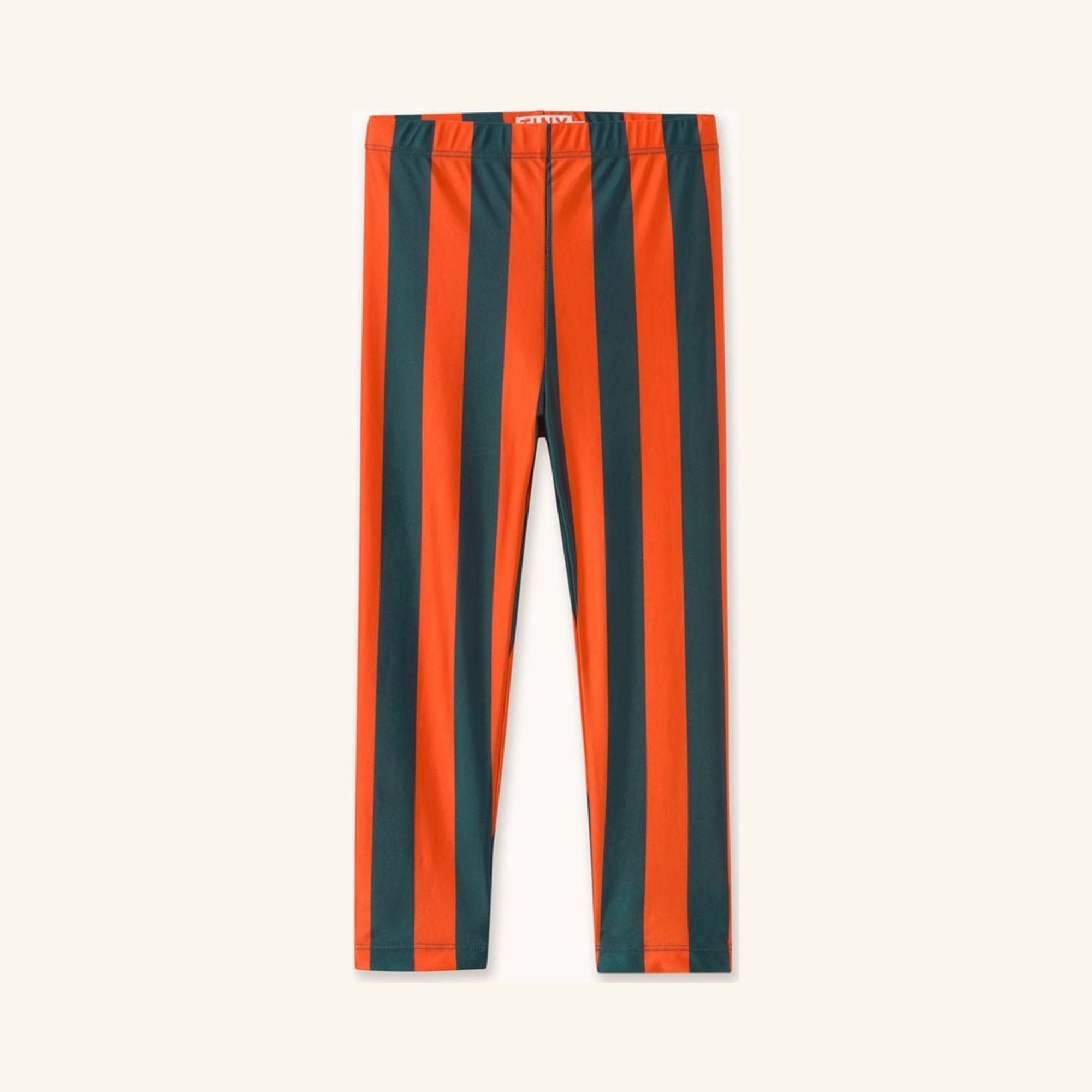 Legging Brillant à Rayures