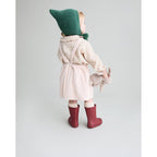 Robe en velours côtelé Rose pâle bébé — BUHO