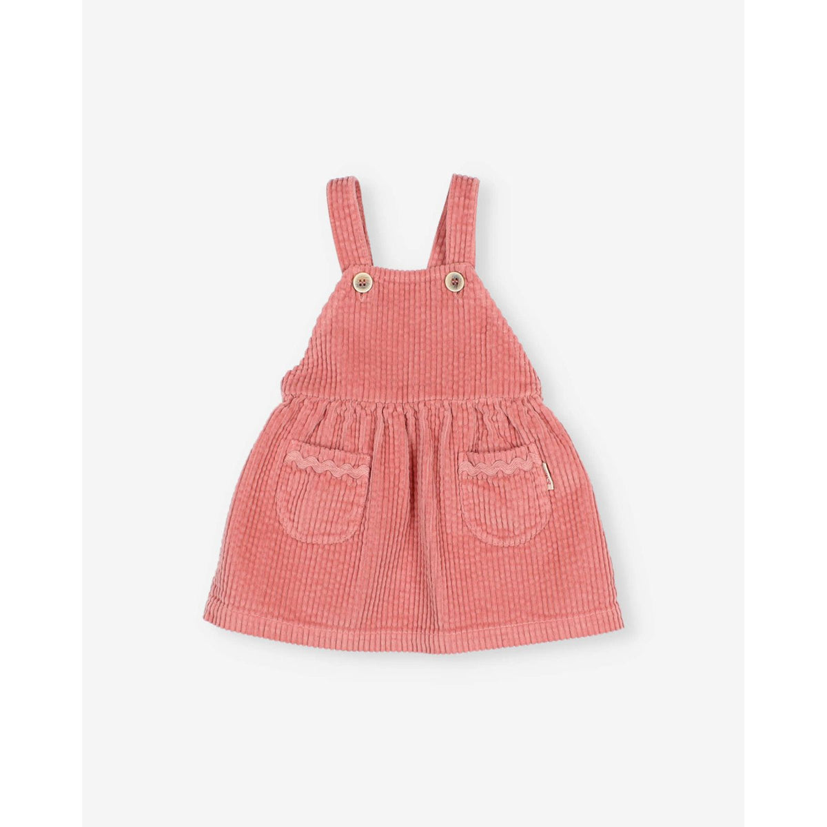 Robe en velours côtelé Peony bébé — BUHO