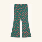 Pantalon en Maille Côtelée à Champignons