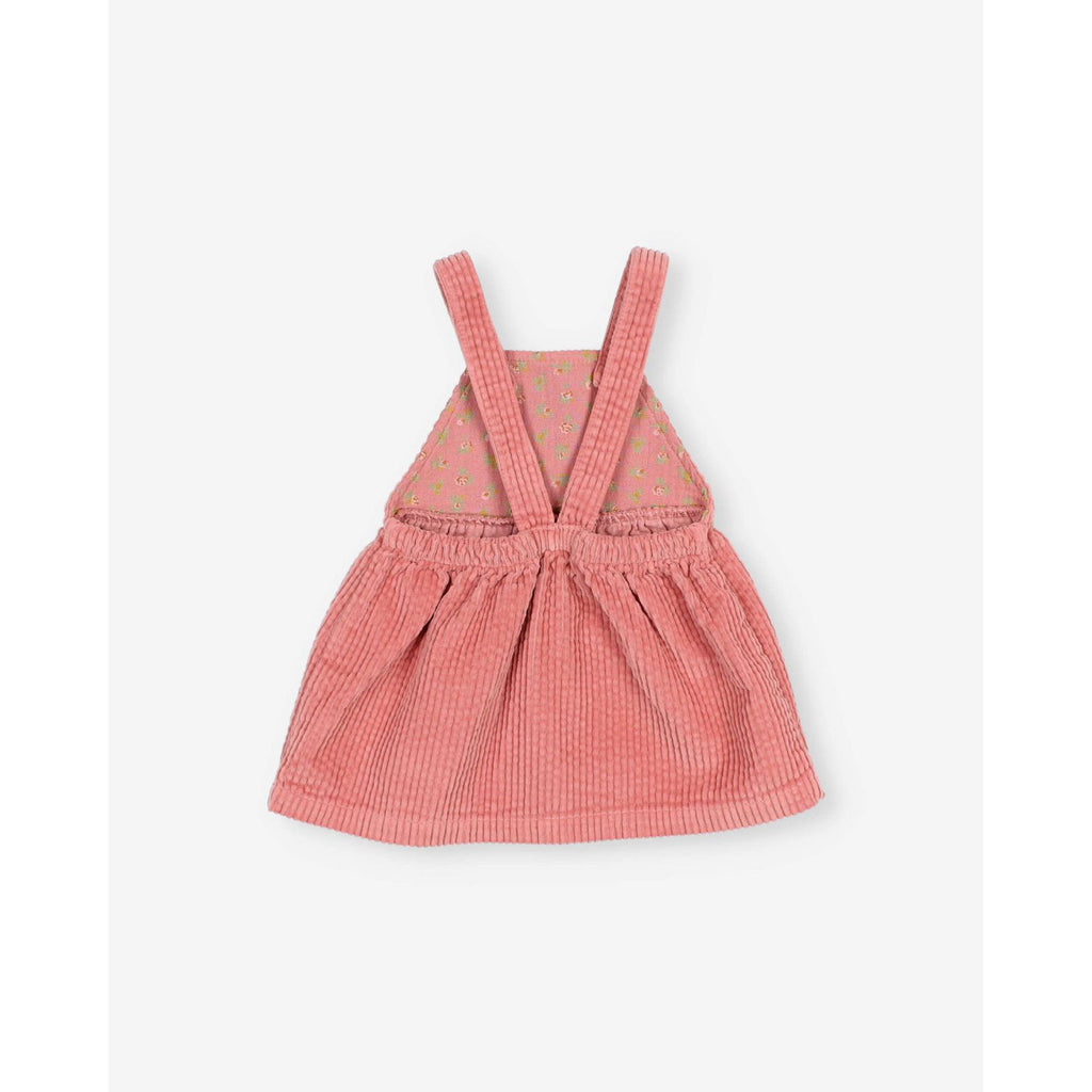 Robe en velours côtelé Peony bébé — BUHO