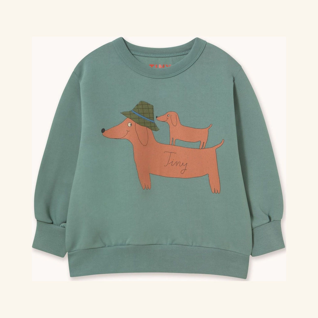 Two Dogs Print Sweatshirt