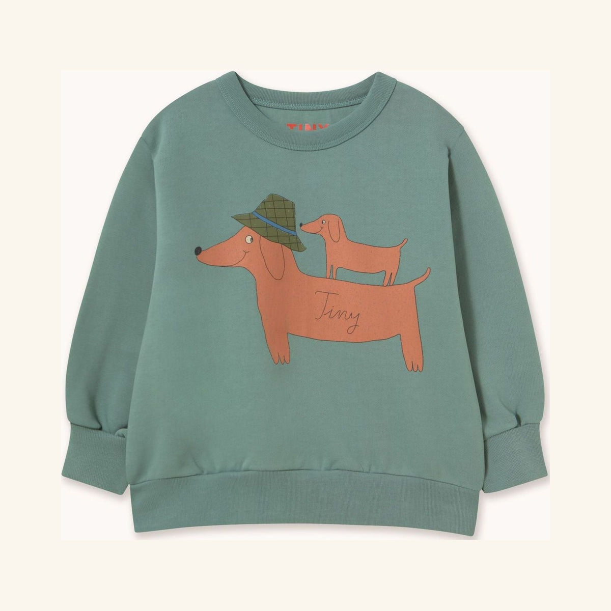 Two Dogs Print Sweatshirt