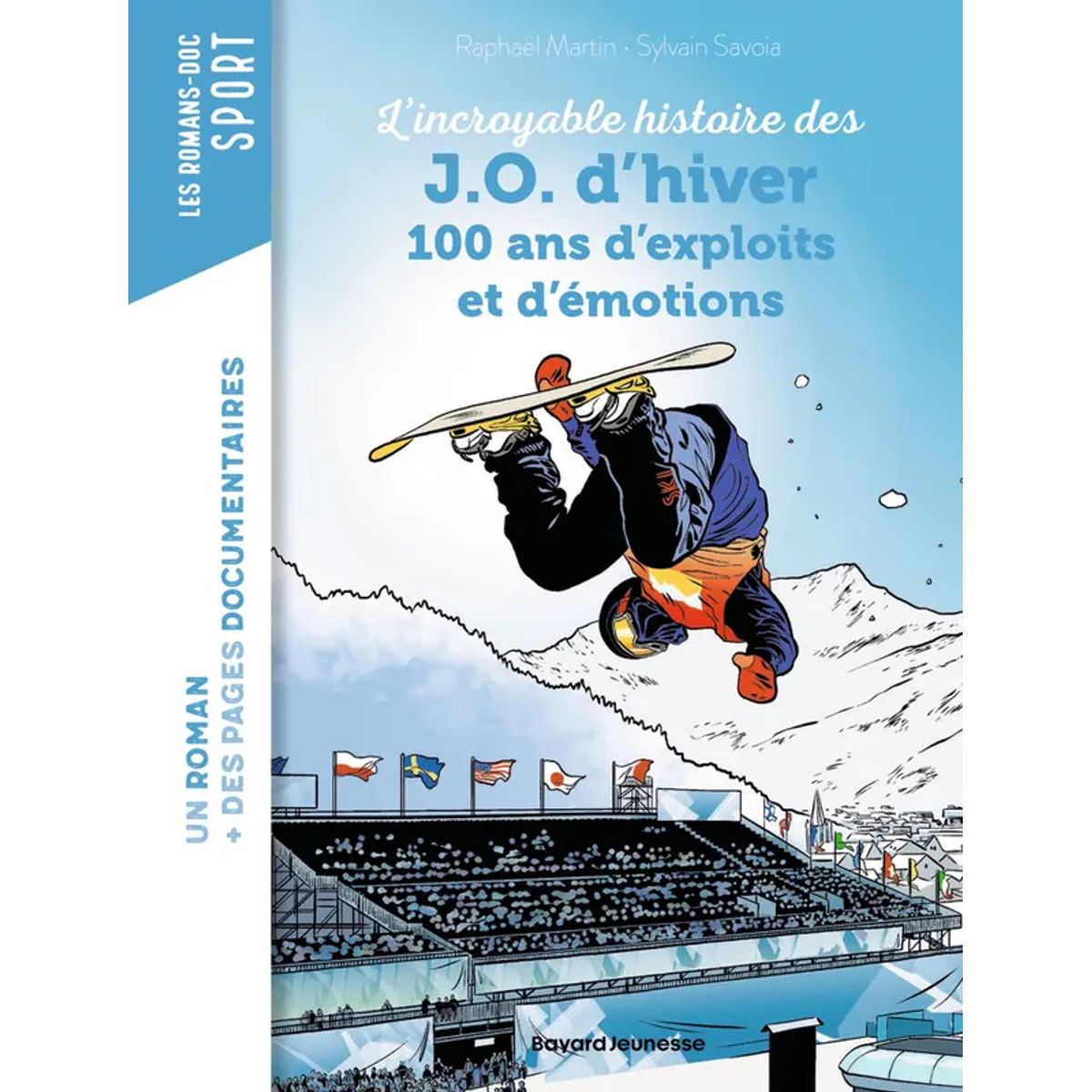 Livre roman doc Bayard les JO d'hiver — enfant Little Dudes