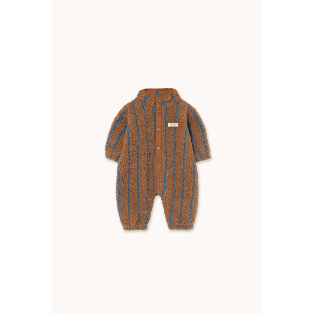 Combinaison Bébé Sherpa à Lignes — Little Dudes