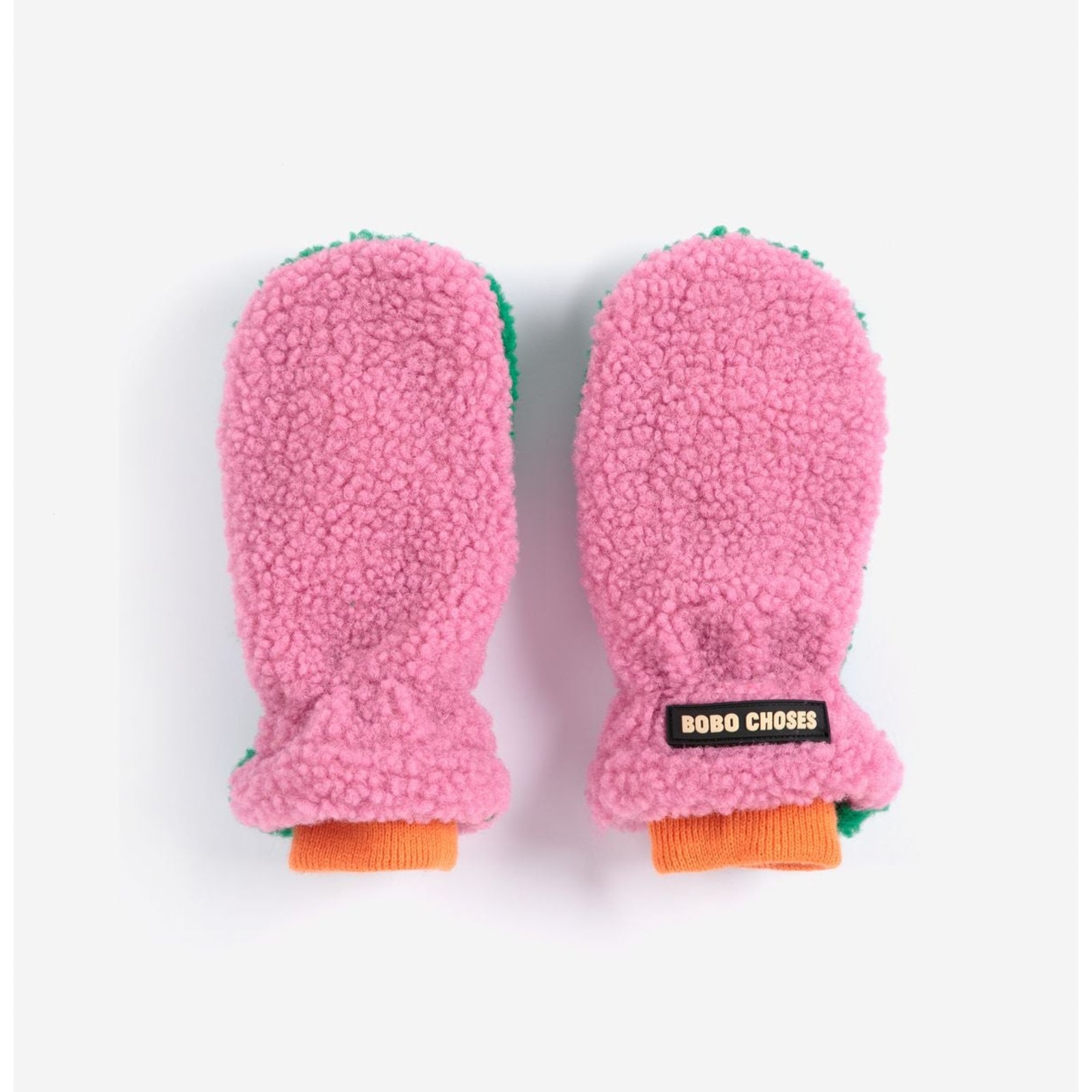 Moufles Peau Lainée Color Block Bobo Choses pour enfant