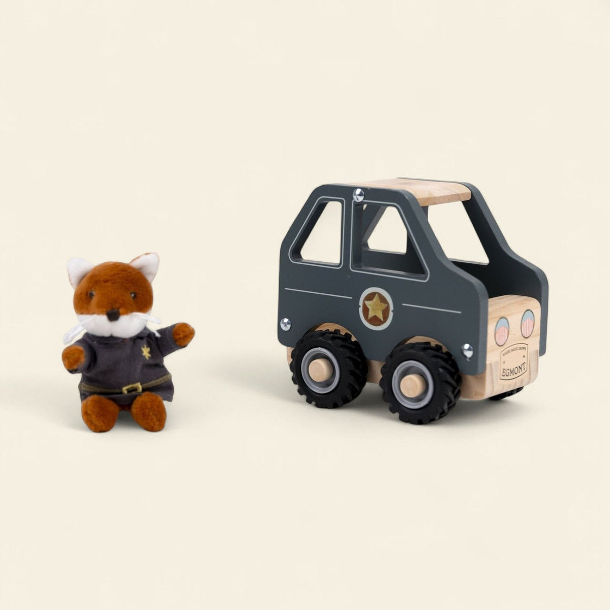 Voiture de police avec ami miniature Egmont Toys — Little Dudes