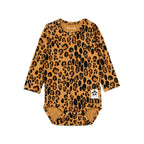 vêtements durables bébés mini rodini body léopard
