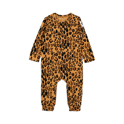 vêtements durables bébés mini rodini combinaison leopard 