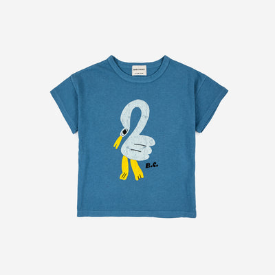vêtements durables enfants Bobo Choses T-shirt pelican bleu