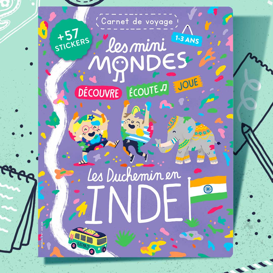 The India travel diary for 1-3 years