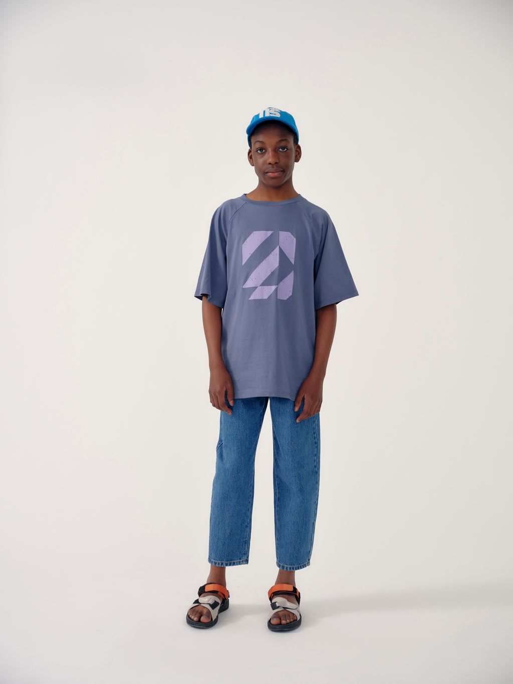 Casquette enfant Casquette cosmos bleu Main Story 