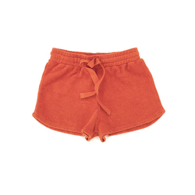 vêtements durables enfants long live the queen short en coton bio orange
