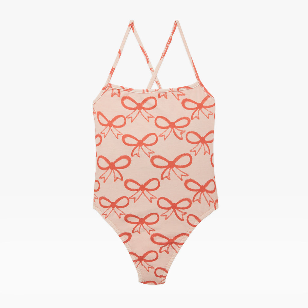 vêtement durable pour enfant Weekend house kids Maillot rose Bows