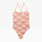 vêtement durable pour enfant Weekend house kids Maillot rose Bows