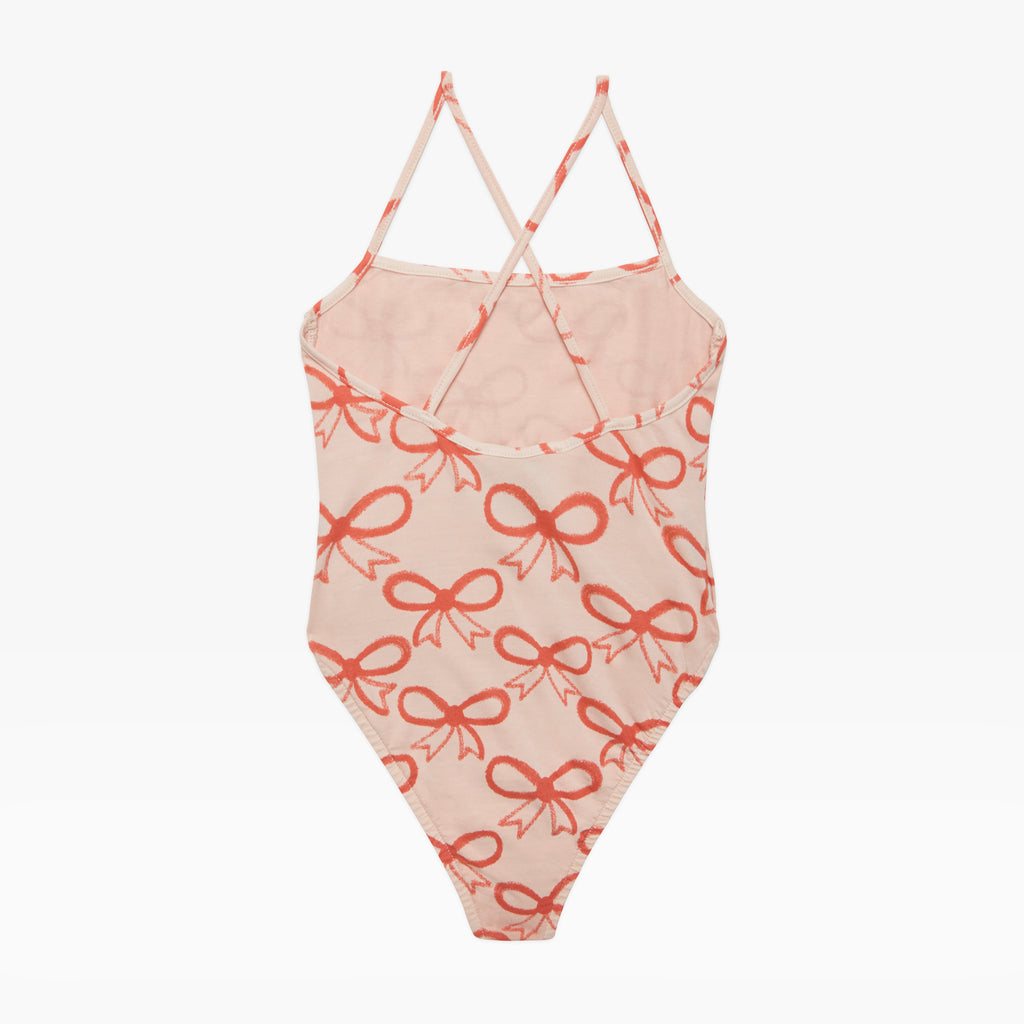 vêtement durable pour enfant Weekend house kids Maillot rose Bows