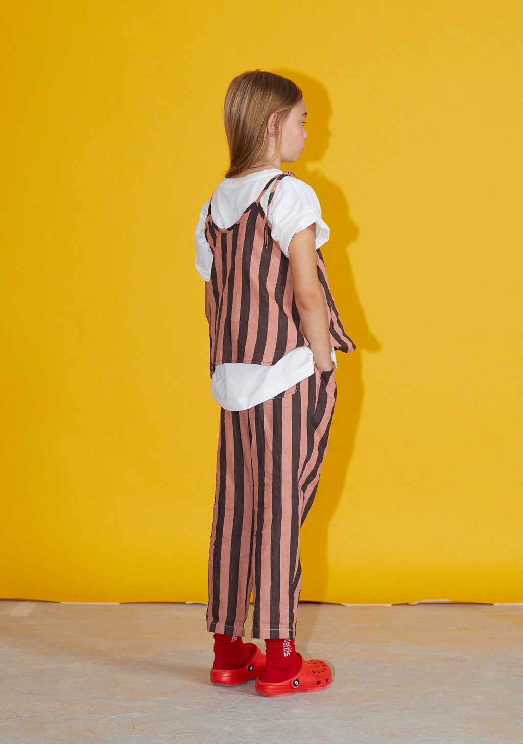 vêtement durable pour enfant Weekend house kids Top rayé en lin