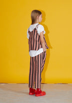 vêtement durable pour enfant Weekend house kids Top rayé en lin