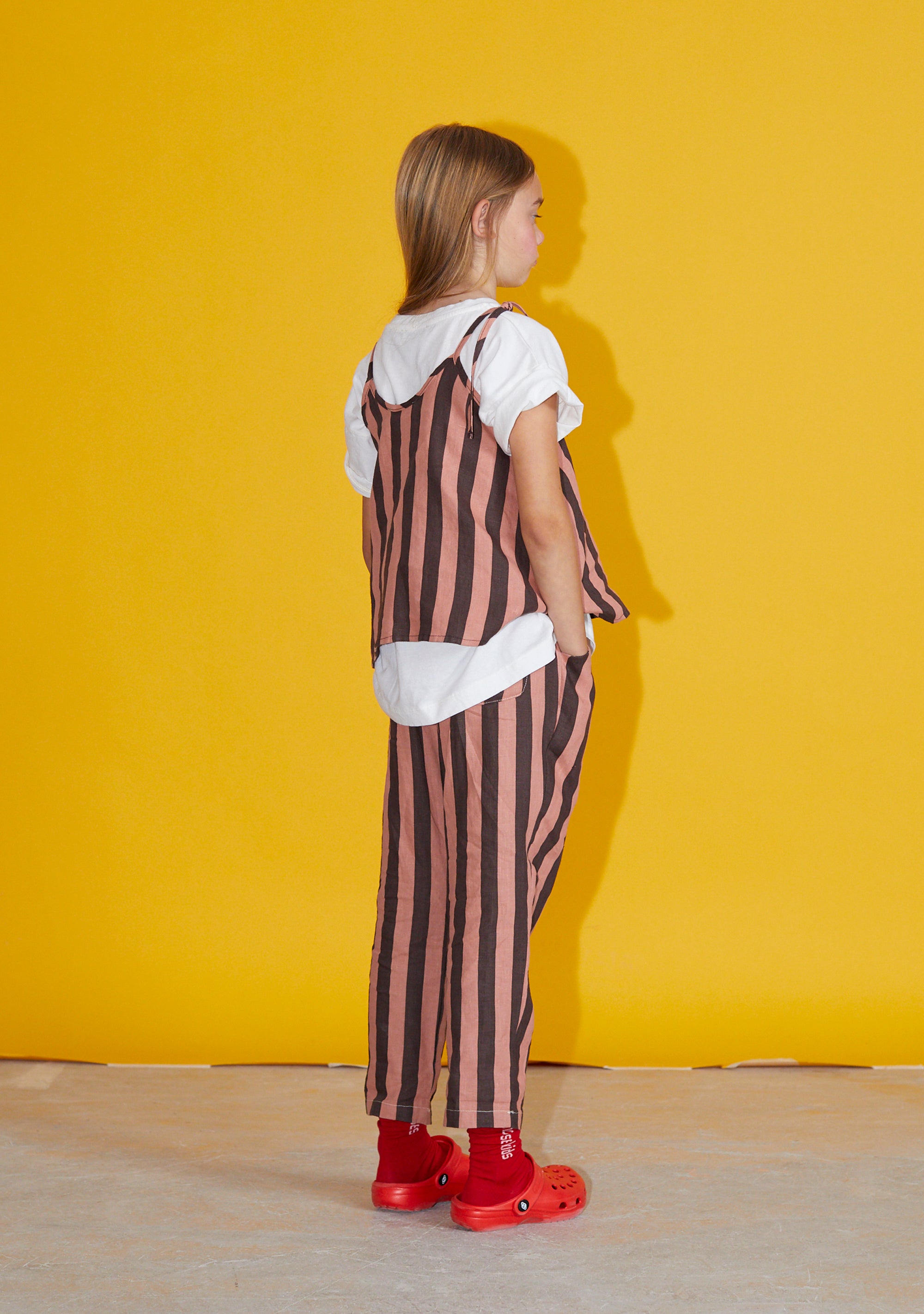 vêtement durable pour enfant Weekend house kids Top rayé en lin