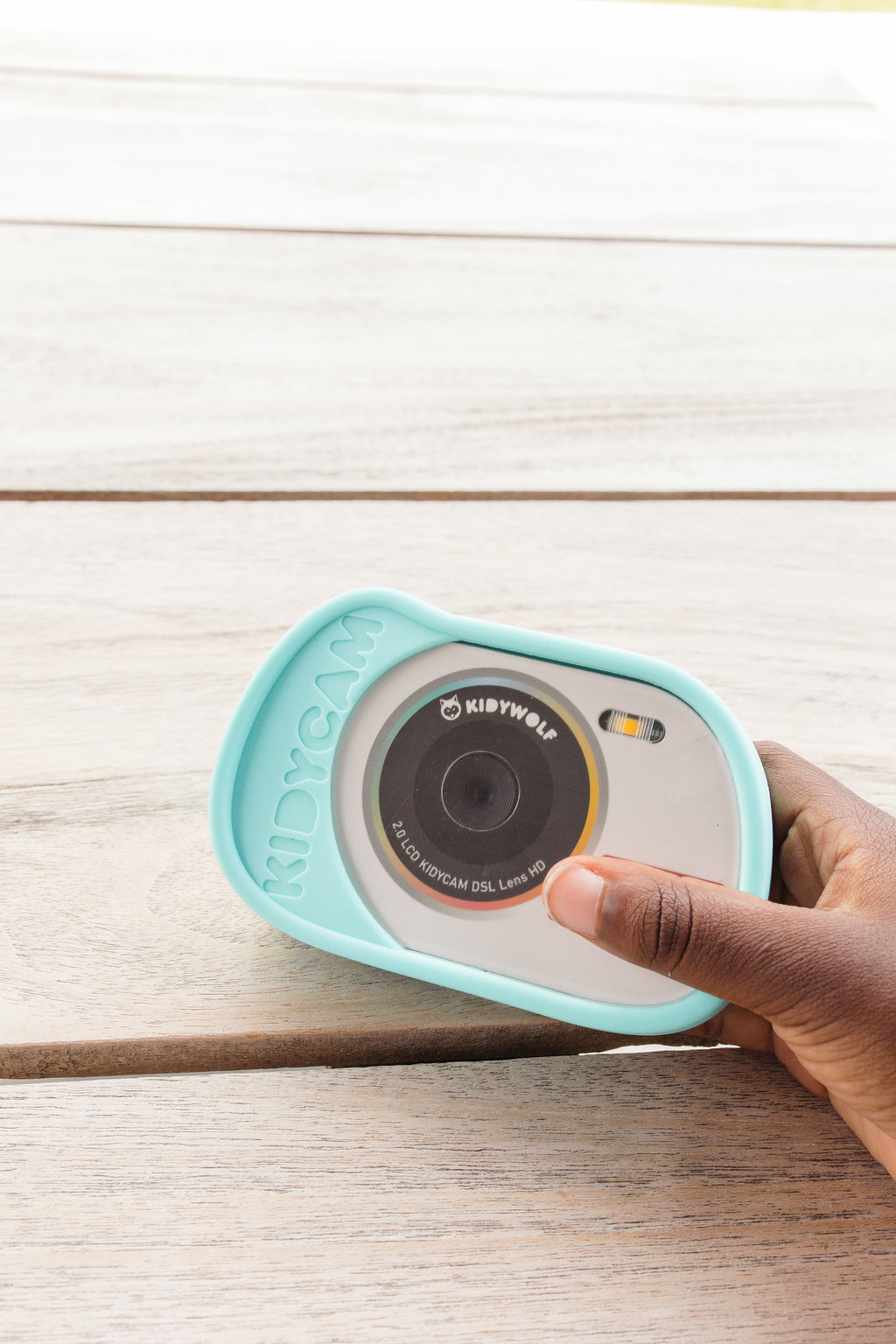 kidywolf Appareil photo enfant et caméra d'action KIDYCAM cyan