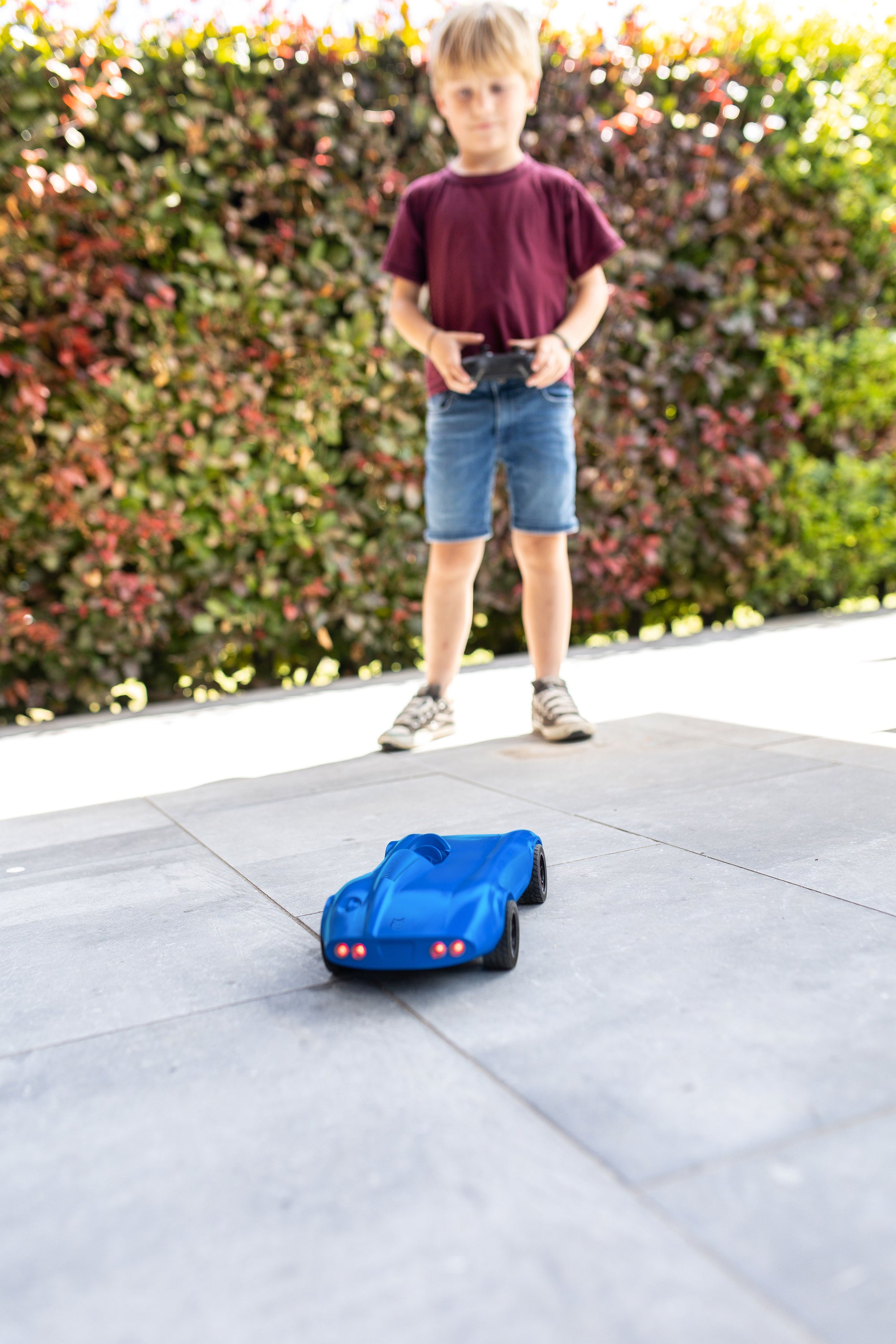 KIDYWOLF Jouets enfants Voiture télécommandée Bleu KIDYCAR