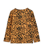 vêtement durable pour enfant Mini Rondini Leopard Long sleeve T-shirt Lyocell