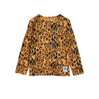 vêtement durable pour enfant Mini Rondini Leopard Long sleeve T-shirt Lyocell