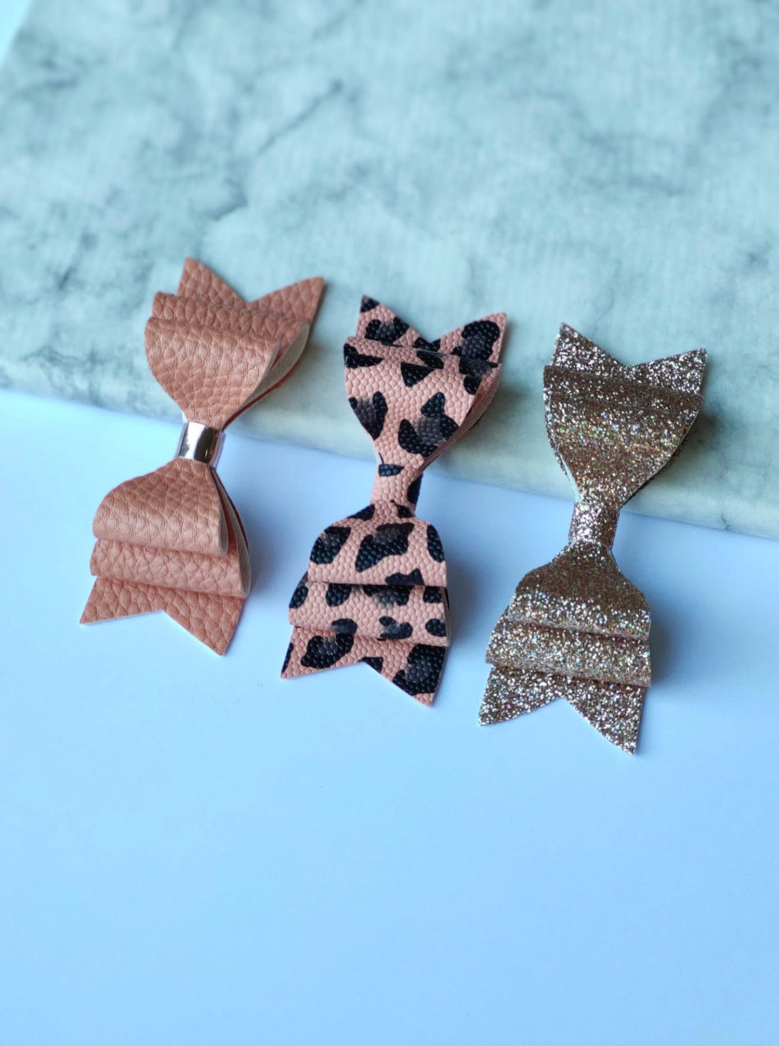 Accessoires cheveux enfants créateur belge gleebee set de 3 noeuds cheveux Anna