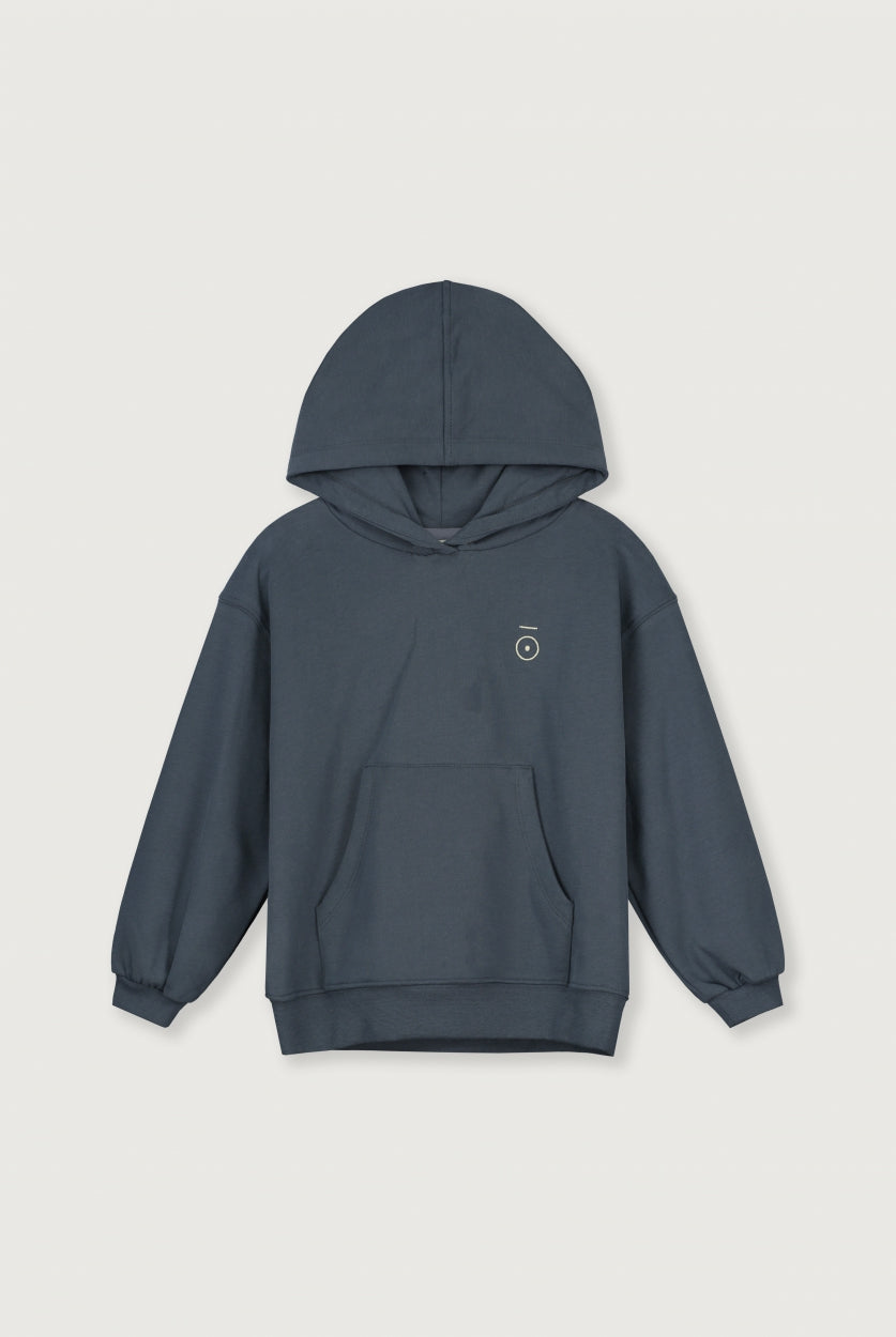 Vêtements durables enfants gray label Sweat à capuche bleu gris