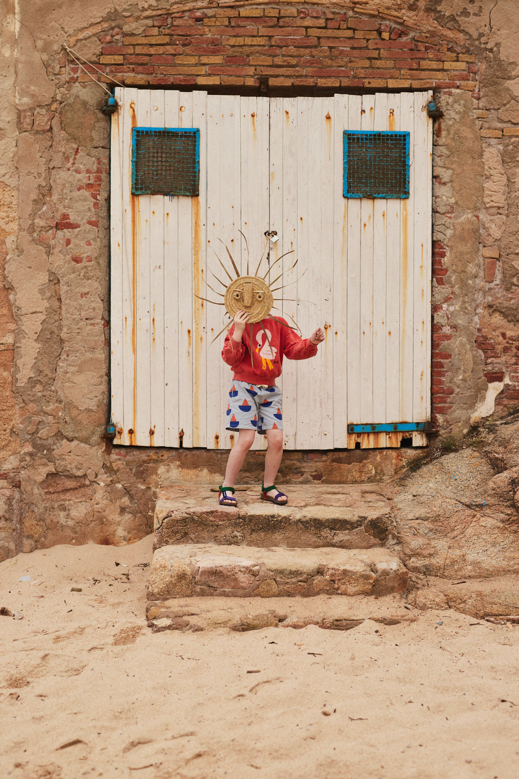 vêtements durables enfants Bobo Choses Short bateaux