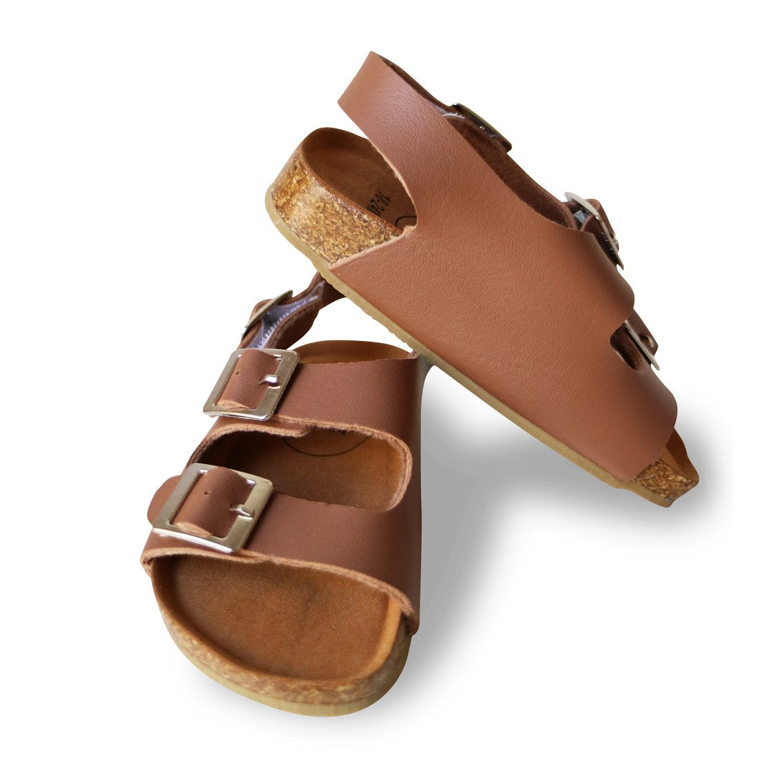 Sandales enfants CHILL cuir végétalien blanches babymocs