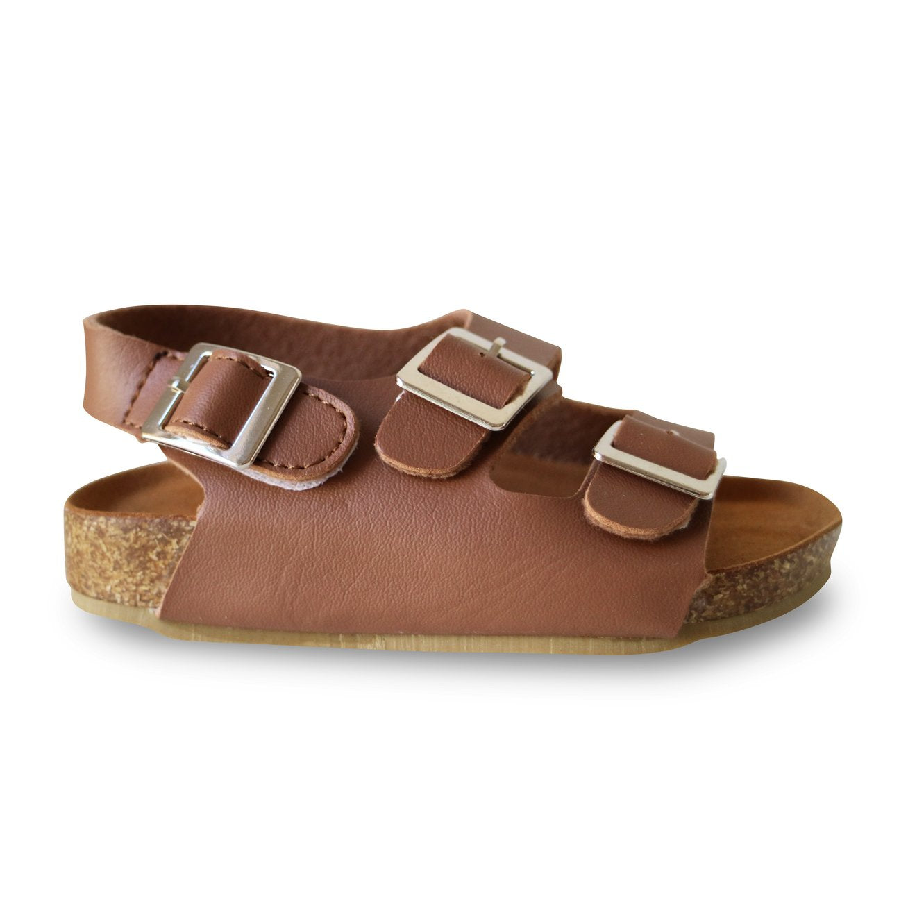 Sandales enfants CHILL cuir végétalien blanches babymocs