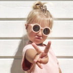 Lunettes de soleil enfants plastique recyclé rose babymocs