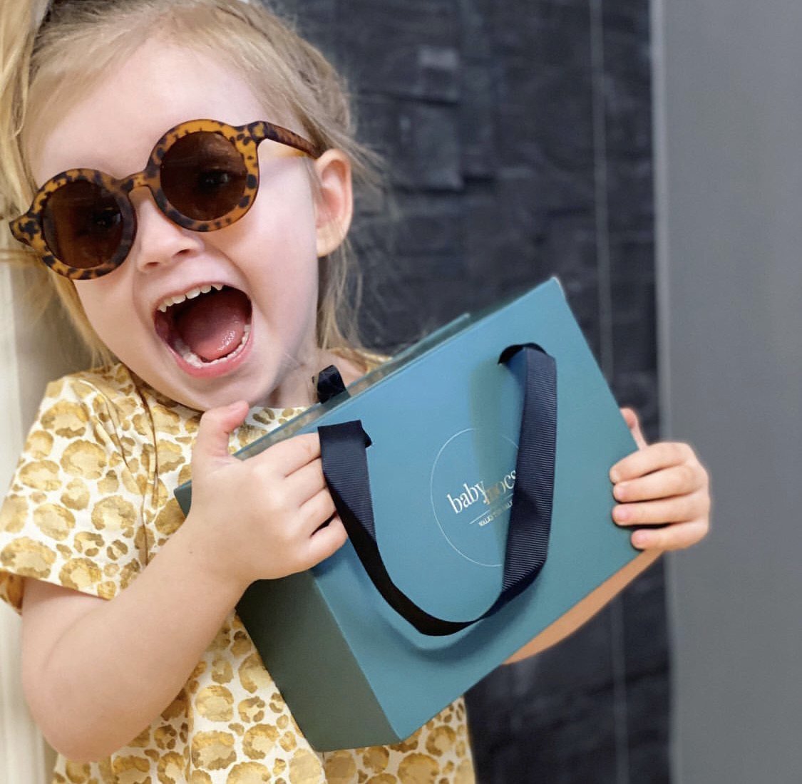 Lunettes de soleil enfants plastique recyclé Leopard babymocs
