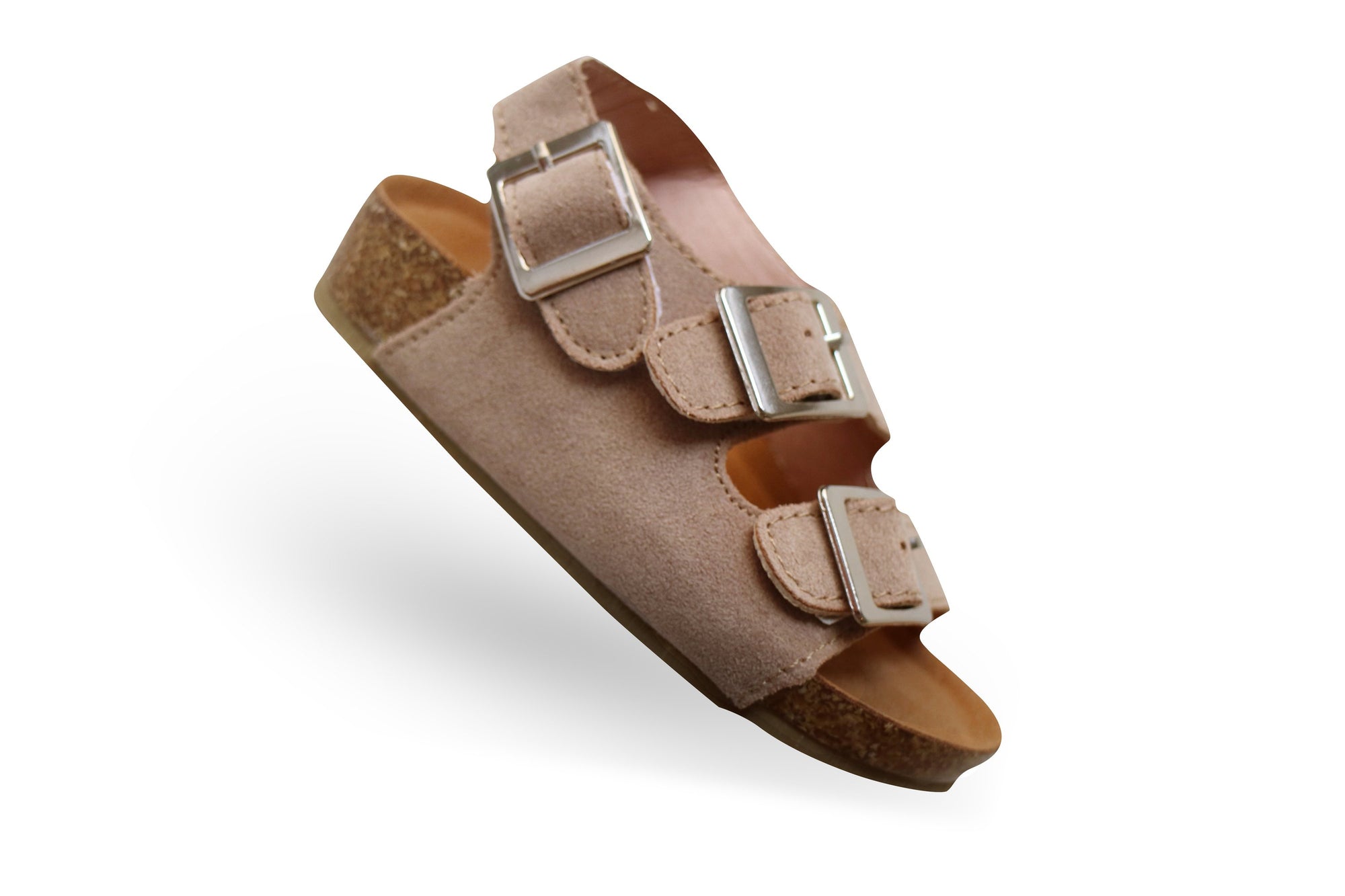 Sandales enfants VACAY cuir végétalien beiges babymocs
