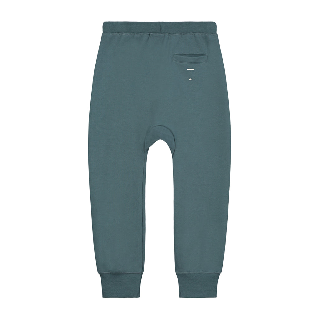 vêtements durables enfants gray label jogging bleu gris