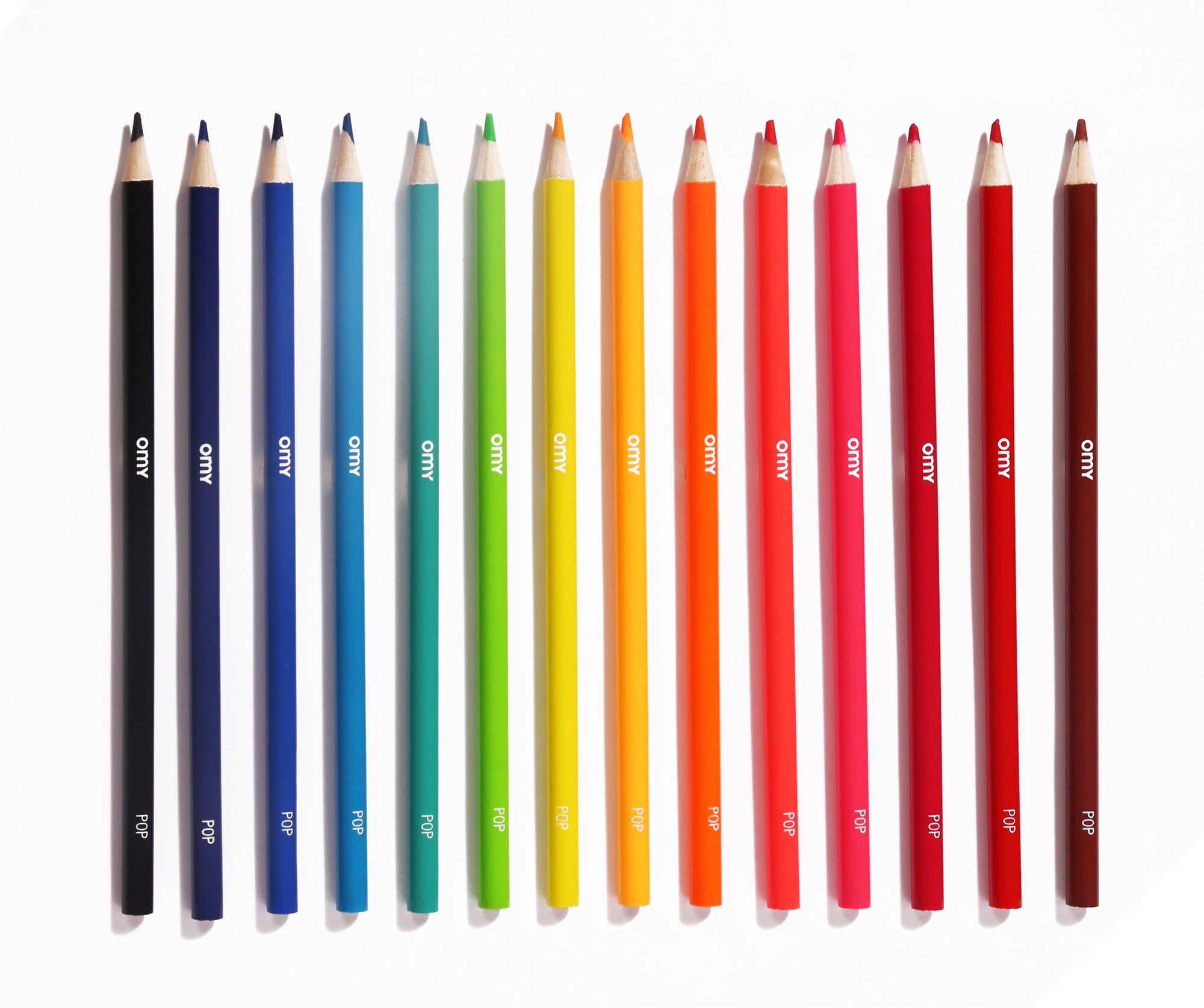 CRAYONS ENFANT OMY CRAYONS POP - BOITE DE 16 CRAYONS DE COULEURS