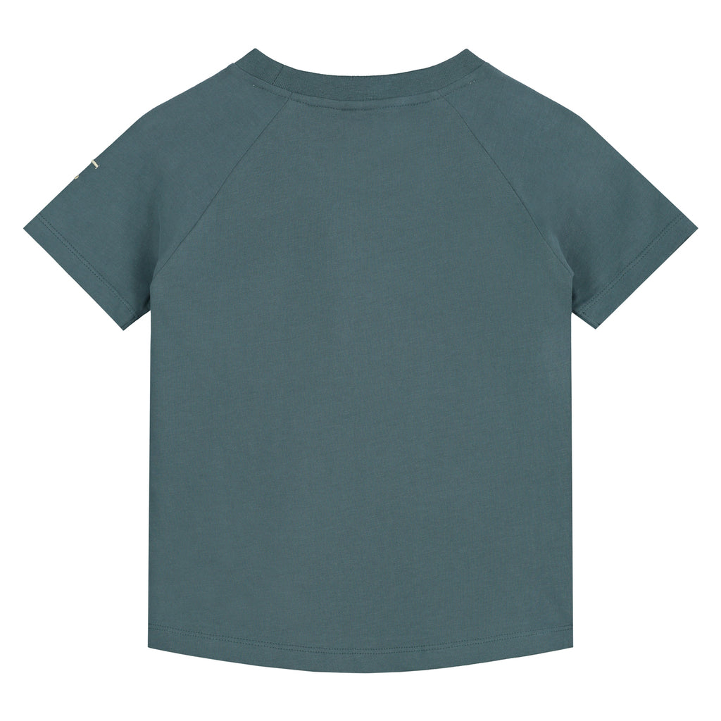 vêtements durables enfants gray label t-shirt bleu gris