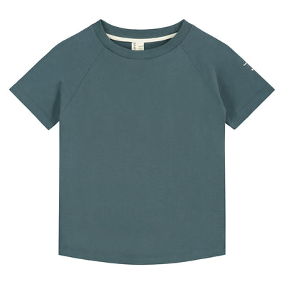 vêtements durables enfants gray label t-shirt bleu gris