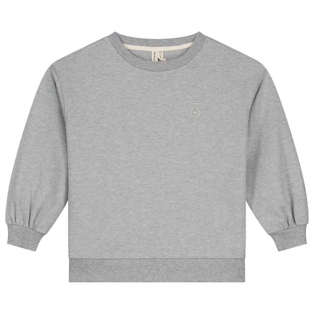 vêtements durables enfants gray label sweat gris 