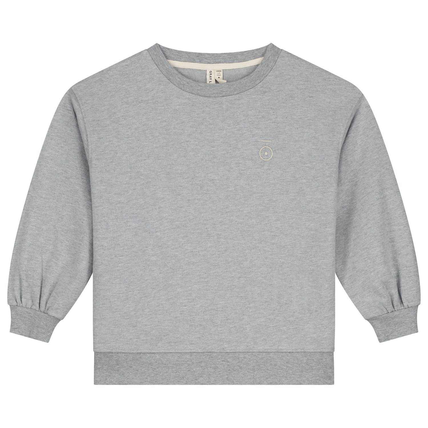 vêtements durables enfants gray label sweat gris 