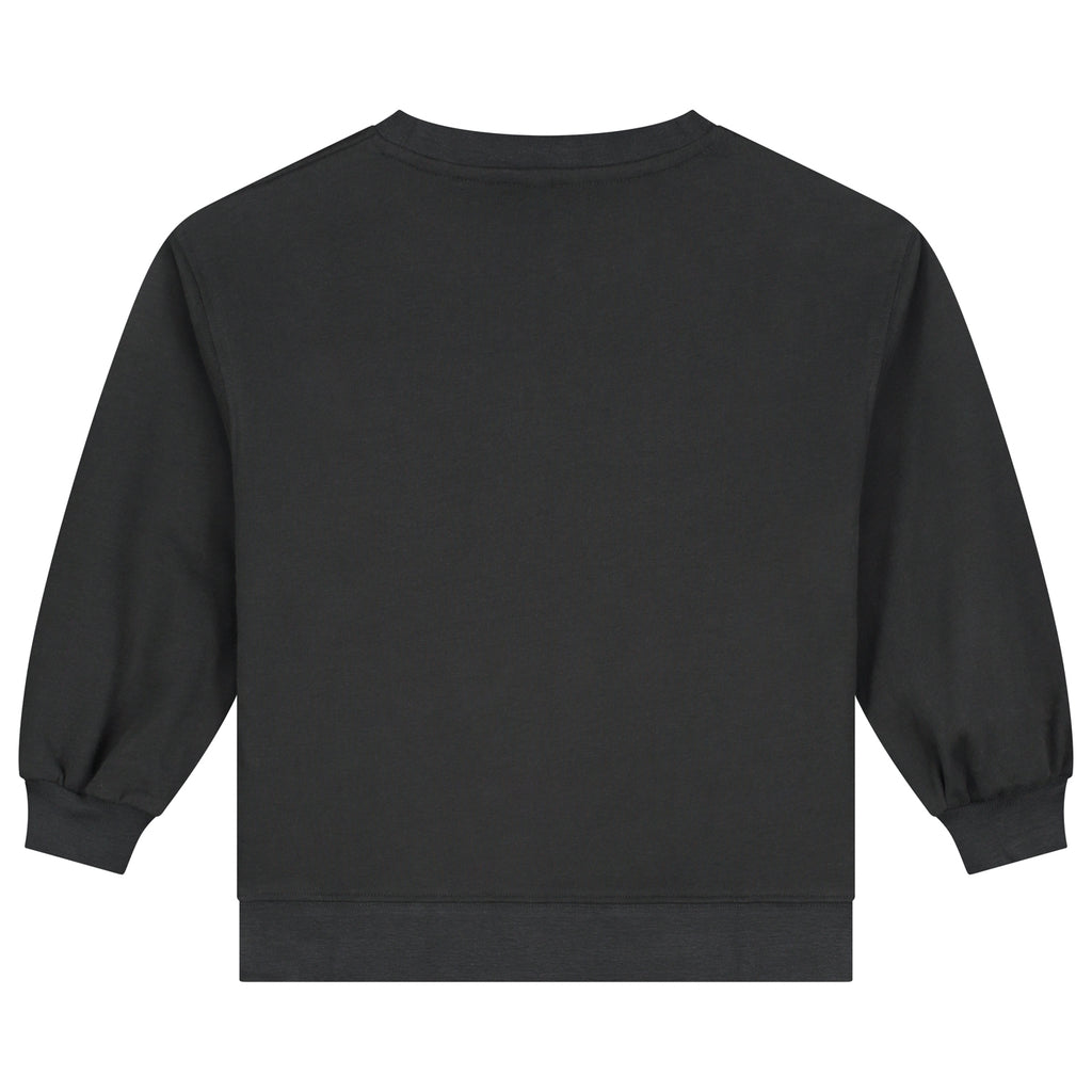 vêtements durables enfants gray label sweat noir 