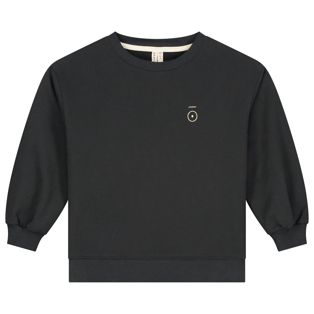 vêtements durables enfants gray label sweat noir 