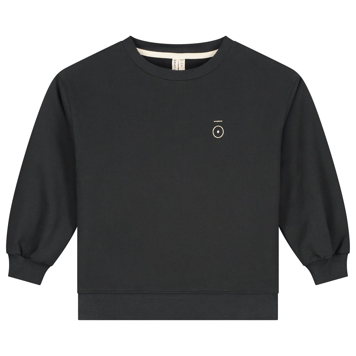 vêtements durables enfants gray label sweat noir 