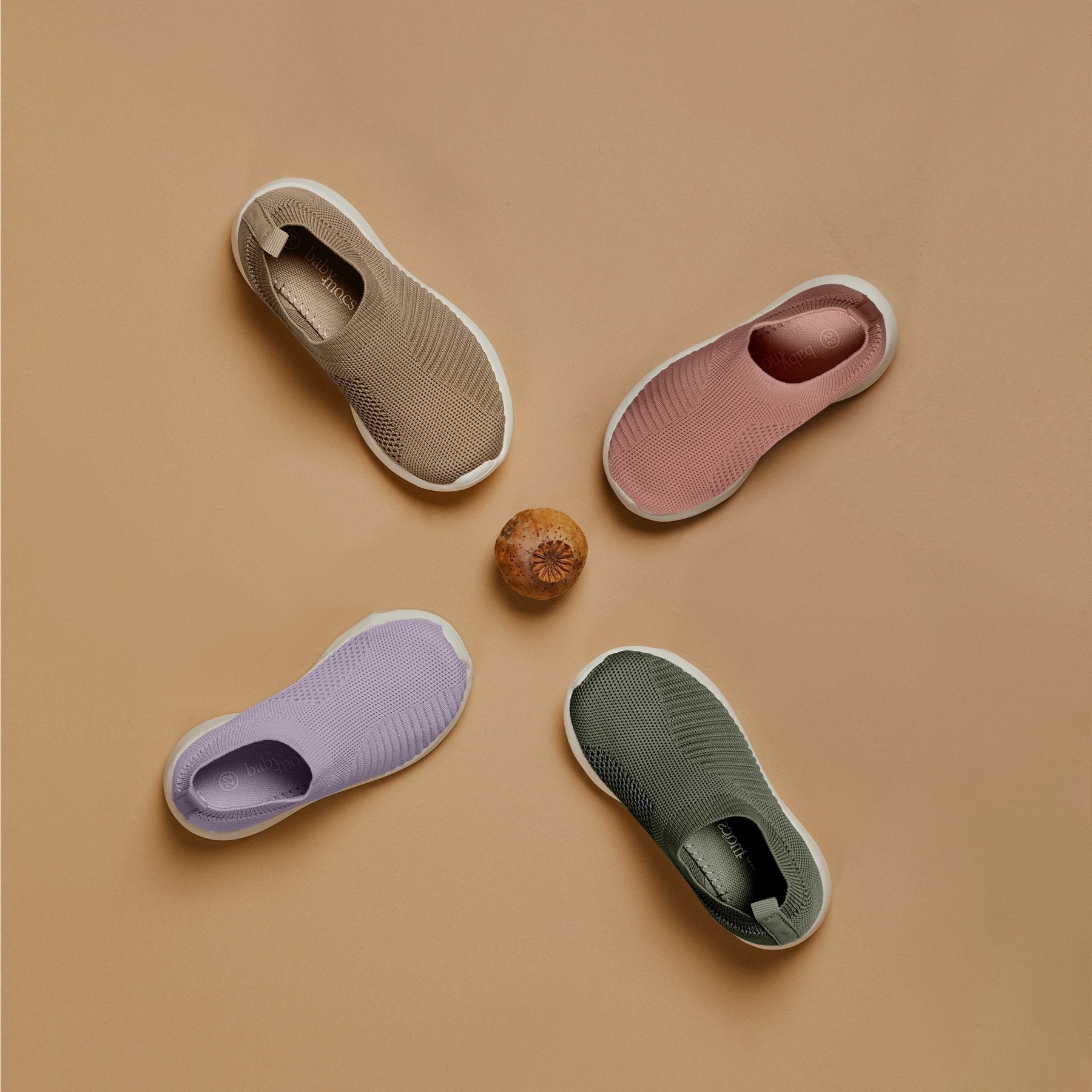 Basket enfant sneaker babymocs ultra légère mauve