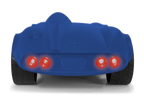 KIDYWOLF Jouets enfants Voiture télécommandée Bleu KIDYCAR