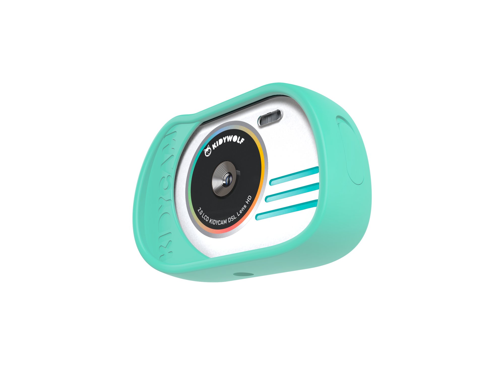 kidywolf Appareil photo enfant et caméra d'action KIDYCAM cyan