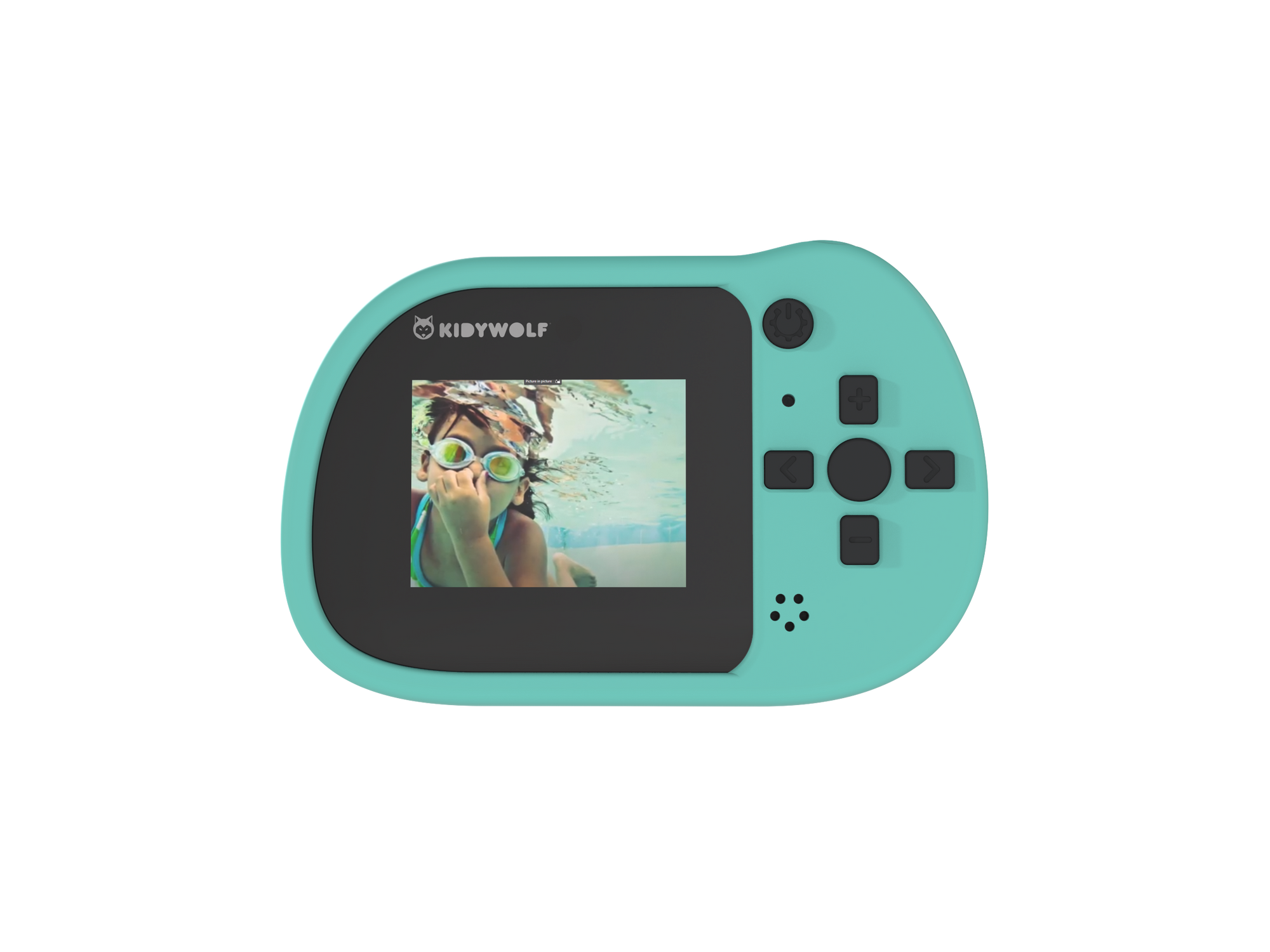 kidywolf Appareil photo enfant et caméra d'action KIDYCAM cyan